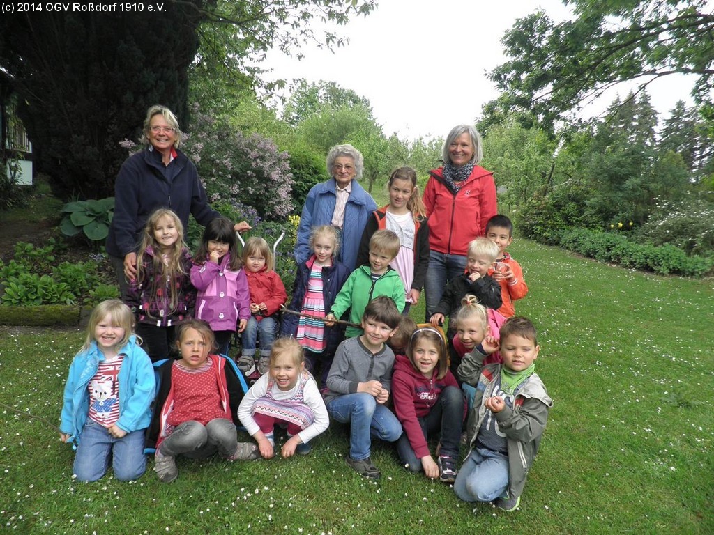 KiTa Sternenland zu Besuch im Lehrgarten